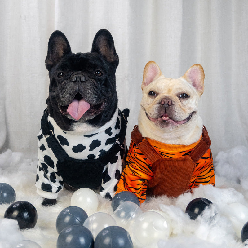 Two Piece Dog Clothes Warm Autumn And Winter Clothes