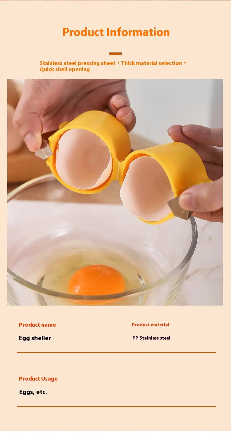 Home Egg Shell Opener and Beater Essential Kitchen Baking Tools