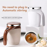 Portable Automatic Stirring Cup for Coffee and Tea