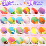 Glow-in-the-Dark Bath Bombs doll set for kids (multi) – fizzing bubble fun - None