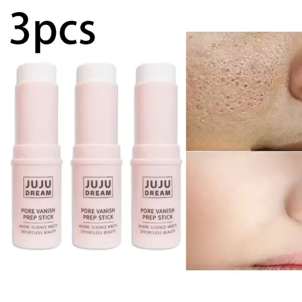 Face Primer Stick,Invisible Pore Base Stick Makeup Concealer Isolation Makeup Front Pore Base Modifying Skin Color