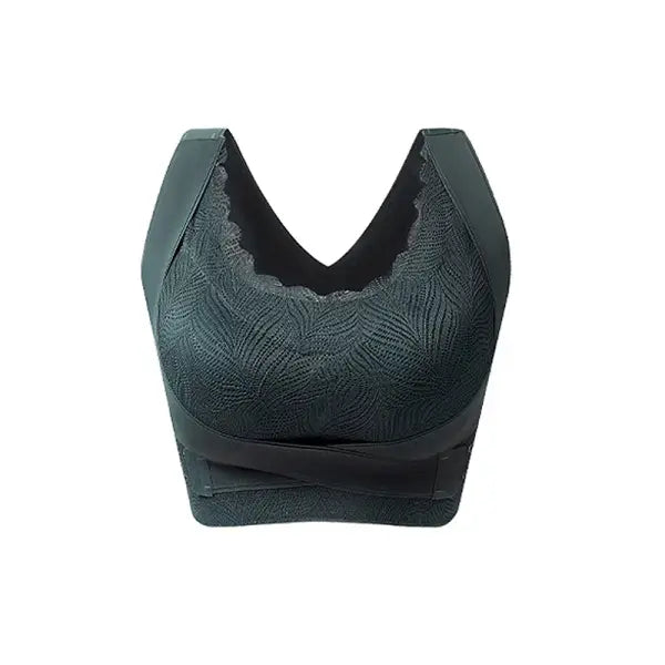 FallSweet Push Up Bra for Women Seamlesss Sport Bras Top Comfort Without Underwire Bralette Sexy Cross Back Bra