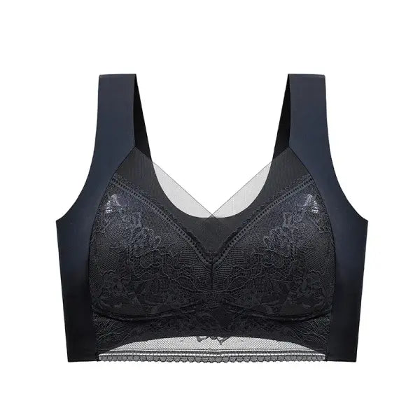 Cooling Ice Silk Seamless Bra - Wireless Plus Size Push-Up Bralette for Summer Comfort - style 4 / L(40-50KG)