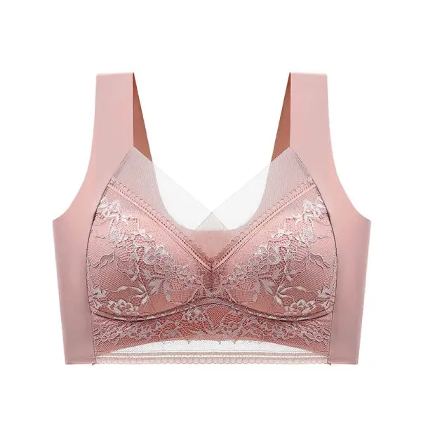 Cooling Ice Silk Seamless Bra - Wireless Plus Size Push-Up Bralette for Summer Comfort - style 6 / 4L(70-80KG)