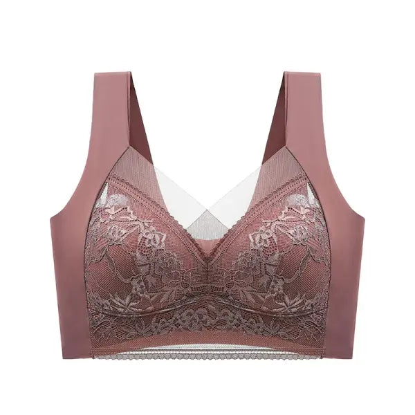 Cooling Ice Silk Seamless Bra - Wireless Plus Size Push-Up Bralette for Summer Comfort - style 2 / 4L(70-80KG)