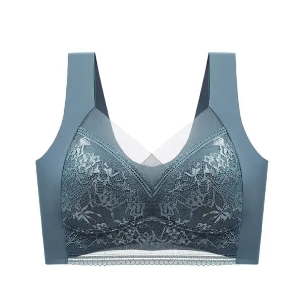 Cooling Ice Silk Seamless Bra - Wireless Plus Size Push-Up Bralette for Summer Comfort - style 1 / 2L(50-60KG)