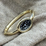 Famous Brand Bracelet Watch with Oval Case and Stainless Steel Strap