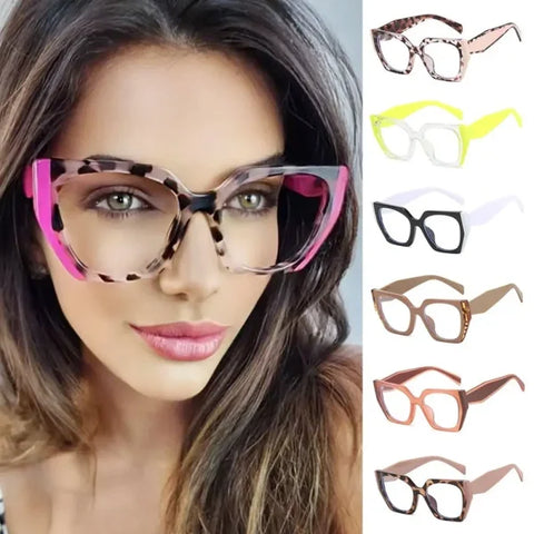 Fashion Candy Color Blue Light Glasses – Women’s Eye Protection - Himpall