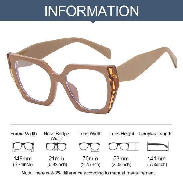 Fashion Candy Color Blue Light Glasses – Women’s Eye Protection - Himpall