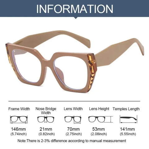 Fashion Candy Color Blue Light Glasses – Women’s Eye Protection - Himpall