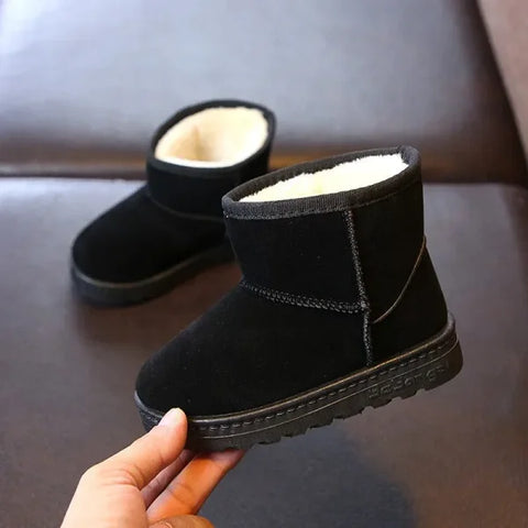 Fashion Children’s Casual Snow Boots - Warm Cotton Sneakers for Boys & Girls ботинки мартин - 1753Black / 36