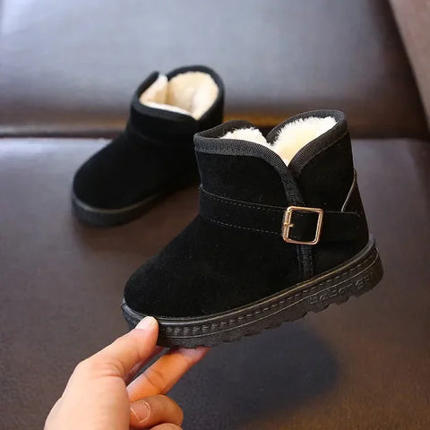 Fashion Children’s Casual Snow Boots - Warm Cotton Sneakers for Boys & Girls ботинки мартин - 1818Black / 36