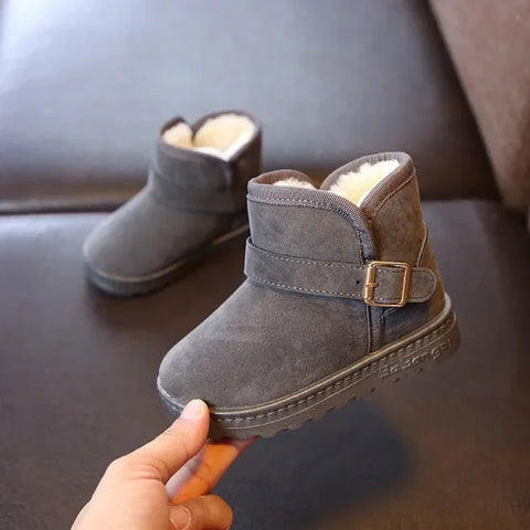 Fashion Children’s Casual Snow Boots - Warm Cotton Sneakers for Boys & Girls ботинки мартин - 1818Gray / 36