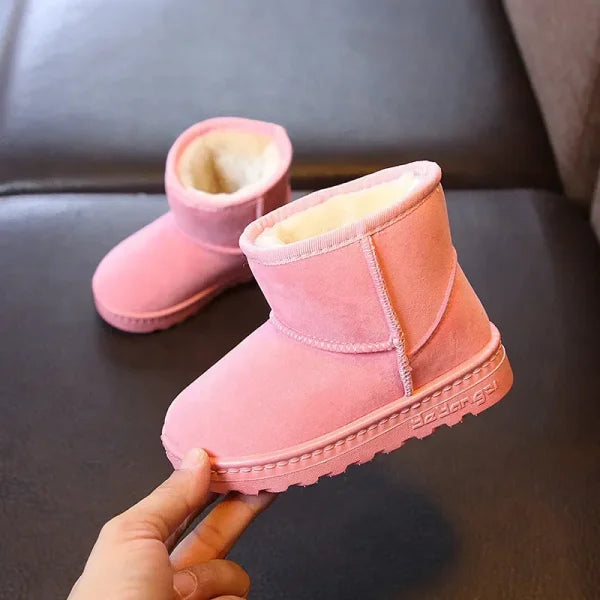 Fashion Children’s Casual Snow Boots - Warm Cotton Sneakers for Boys & Girls ботинки мартин - 1753Pink / 36