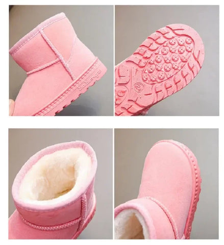 Fashion Children’s Casual Snow Boots - Warm Cotton Sneakers for Boys & Girls ботинки мартин