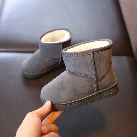 Fashion Children’s Casual Snow Boots - Warm Cotton Sneakers for Boys & Girls ботинки мартин - 1753Gray / 36