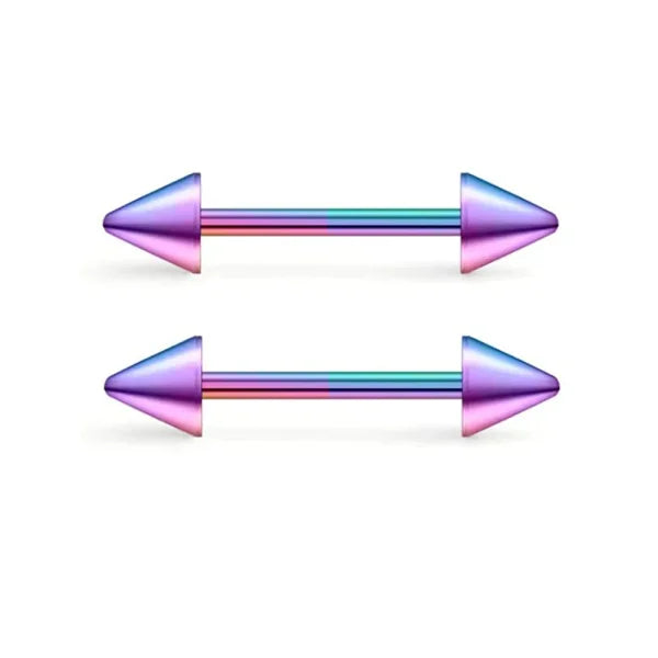 Fashion Colorful Small Stud Earrings – Stainless Steel Circle Hoop & Dangle Earrings - Himpall