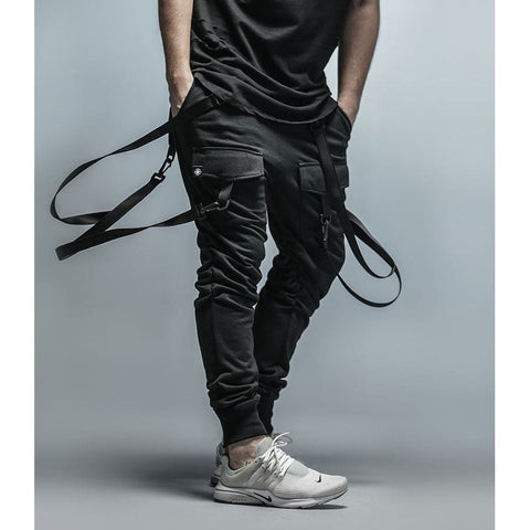 fashion fitness Pant Men pants sweatpants Trousers Fashion Bottoms street wear hip hop pencil pants with belt