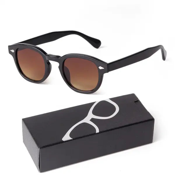 Fashion Gradient Blue Small Round Sunglasses for Adults - C16 / China Mainland / as picture