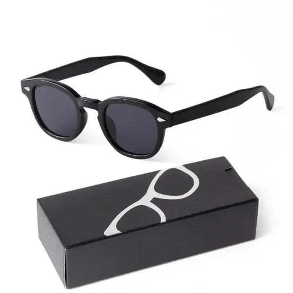 Fashion Gradient Blue Small Round Sunglasses for Adults - C2 / China Mainland / as picture