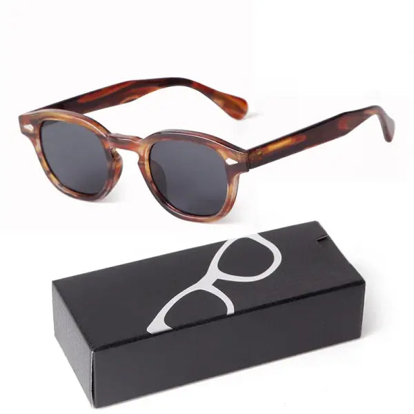 Fashion Gradient Blue Small Round Sunglasses for Adults - C18 / China Mainland / as picture