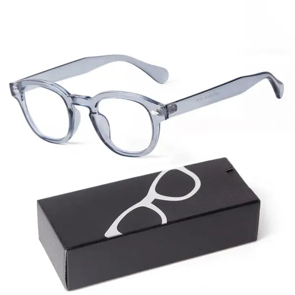 Fashion Gradient Blue Small Round Sunglasses for Adults - B1 Anti-blue Glasses / China Mainland / as picture