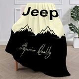 Fashion Logo Racing Cras J-Jeep Cool Blanket Plush Nap Sofa rug for Living Room Office Bedroom Birthday Home Travel Kid