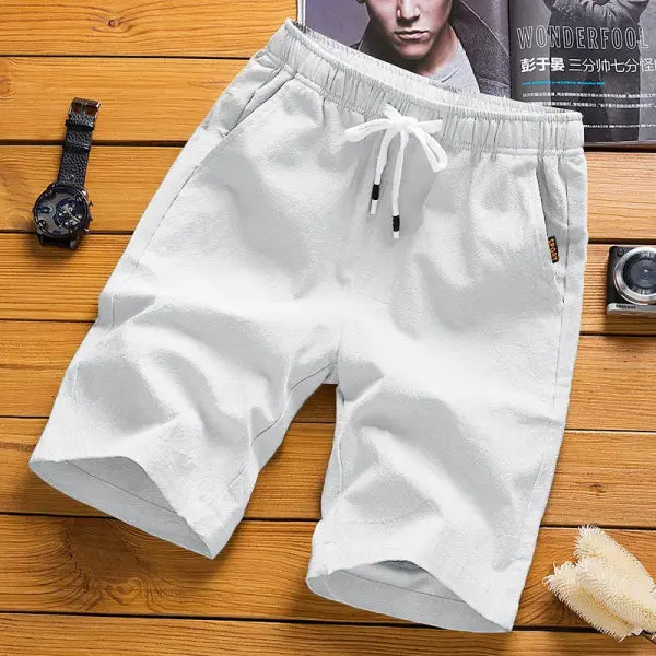 Summer Casual Running Sport Shorts Polyester Straight Beach Pants - Image Color 9 / L