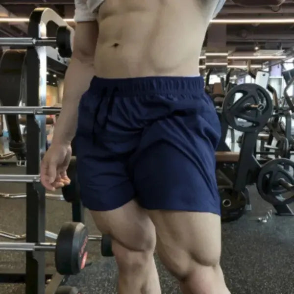 Summer Casual Running Sport Shorts Polyester Straight Beach Pants - Image Color 4 / M