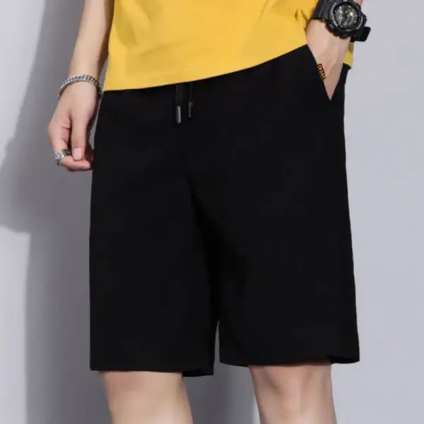 Summer Casual Running Sport Shorts Polyester Straight Beach Pants - Image Color 12 / L