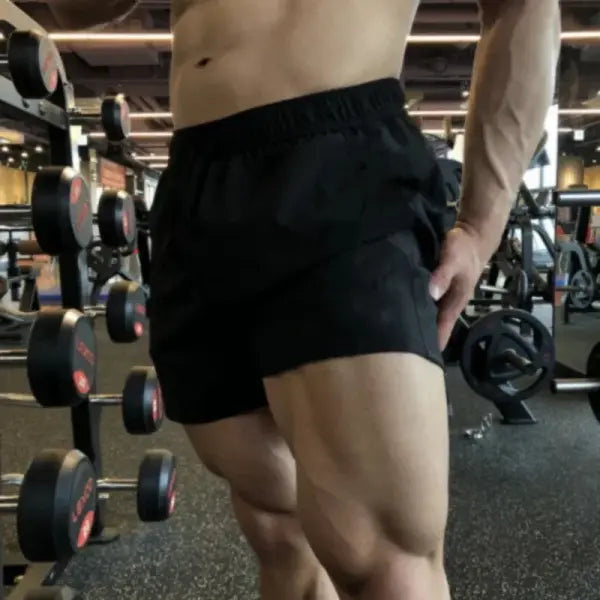 Summer Casual Running Sport Shorts Polyester Straight Beach Pants - Image Color 3 / 5XL
