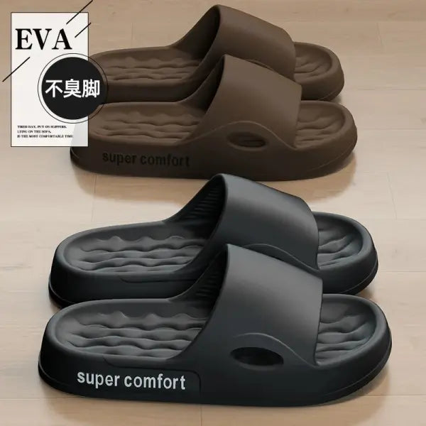 Fashion Men’s Summer Ligtweight EVA Indoor Home Sandals Slippers Shoes Men Slippers Outdoor Students Women Comfortable