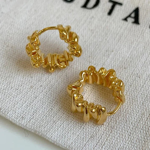 Fashion Metal Drop Earrings – Vintage Hoop Pendant Jewelry for Women - 9