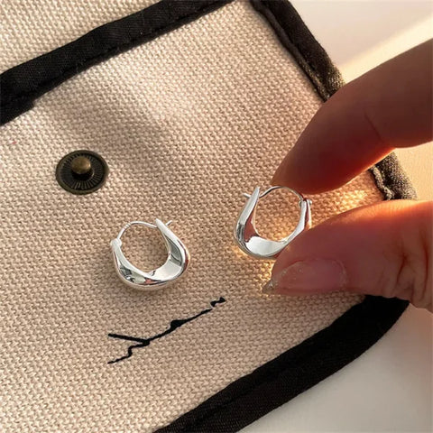 Fashion Metal Drop Earrings – Vintage Hoop Pendant Jewelry for Women - 14