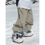 High-Waist Waterproof Ski Pants – Wear-Resistant Snow Pants for Casual & Professional Winter Sports