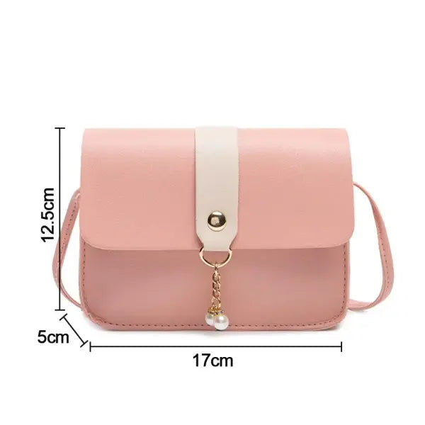 Genuine Leather Small Square Crossbody Bag Ladies Handbags Girls Summer