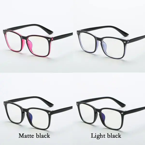 Fashionable Square Frame Unisex Blue Light Blocking Glasses - 2345