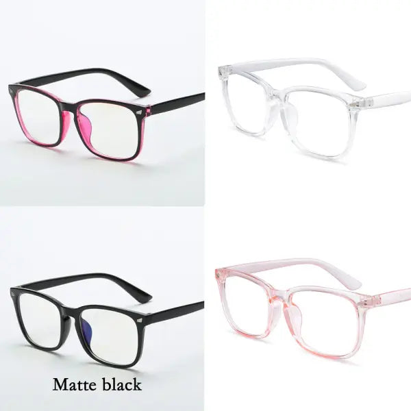 Fashionable Square Frame Unisex Blue Light Blocking Glasses - 3568