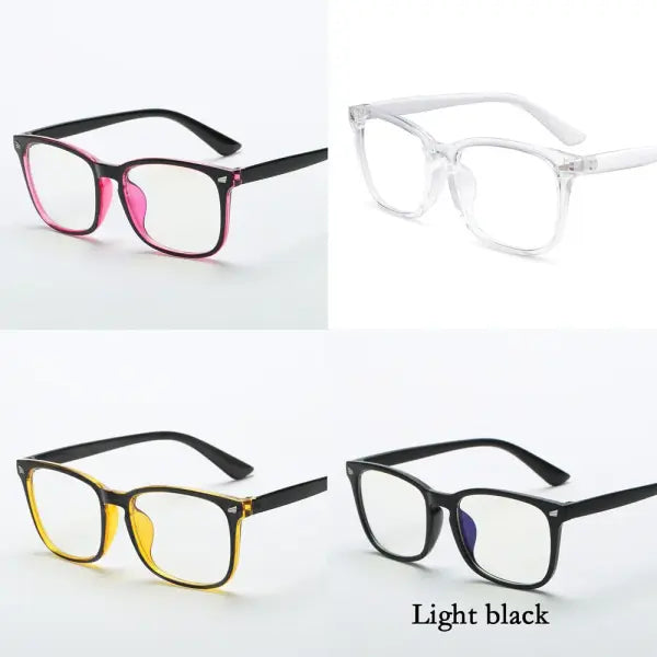 Fashionable Square Frame Unisex Blue Light Blocking Glasses - 1258