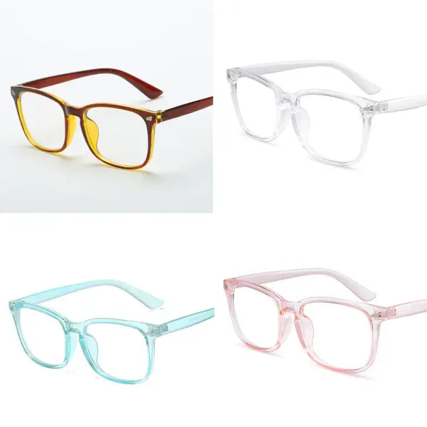 Fashionable Square Frame Unisex Blue Light Blocking Glasses - 6789