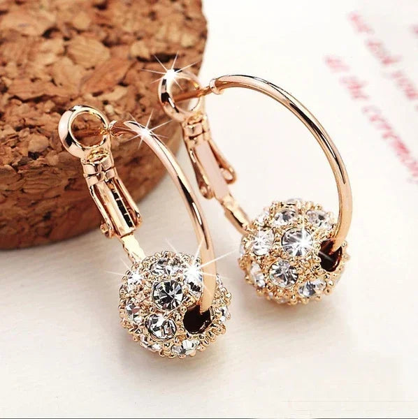 Fashion Zircon Pendant Earrings - Shiny Bridal Jewelry for Weddings & Gifts - Himpall