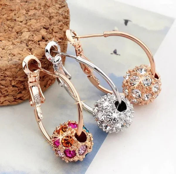Fashion Zircon Pendant Earrings - Shiny Bridal Jewelry for Weddings & Gifts - Himpall