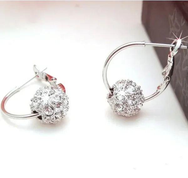 Fashion Zircon Pendant Earrings - Shiny Bridal Jewelry for Weddings & Gifts - Himpall