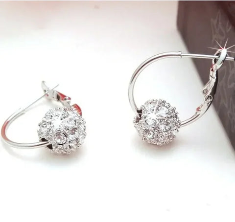 Fashion Zircon Pendant Earrings - Shiny Bridal Jewelry for Weddings & Gifts - Himpall