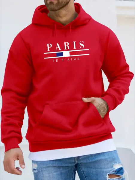 Fashionable Men’s Hoodie in Casual Street Sports Style Fleece Material - 4 / M