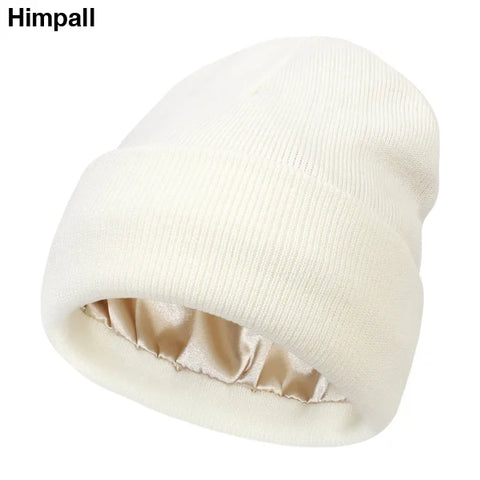 Fashionable Warm Knitted Wool Hat for a Cozy Winter Accessory - 1 White