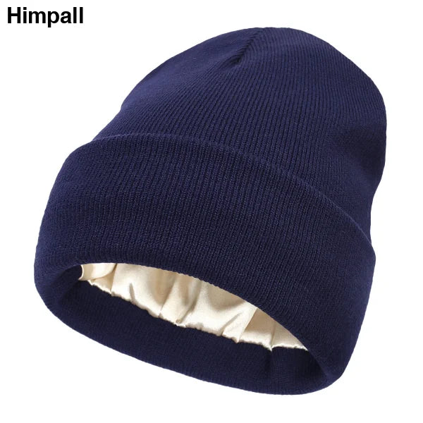 Fashionable Warm Knitted Wool Hat for a Cozy Winter Accessory - 11 Navy Blue