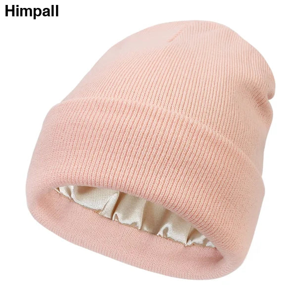 Fashionable Warm Knitted Wool Hat for a Cozy Winter Accessory - 4 Pink