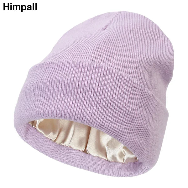 Fashionable Warm Knitted Wool Hat for a Cozy Winter Accessory - 5 Purple