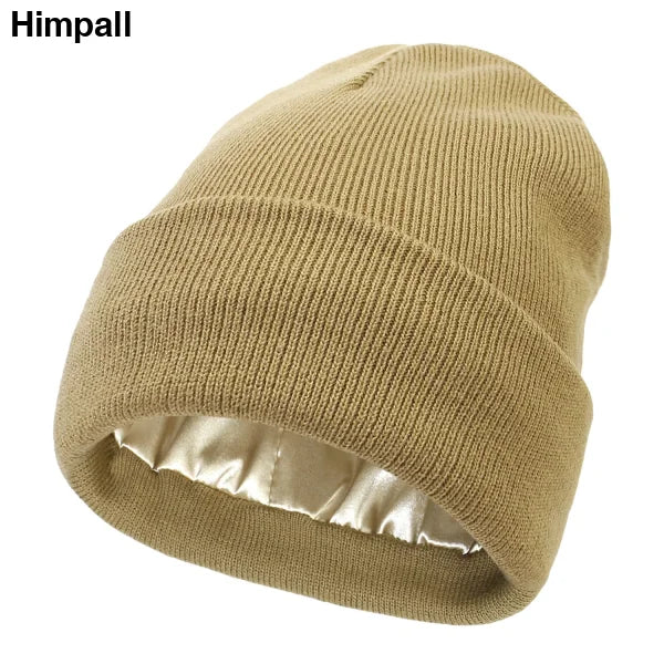 Fashionable Warm Knitted Wool Hat for a Cozy Winter Accessory - 7 Khaki